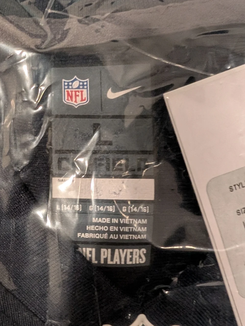 Nike Justin Fields #1 Chicago Bears Youth L 14/16 NFL Jersey NWT